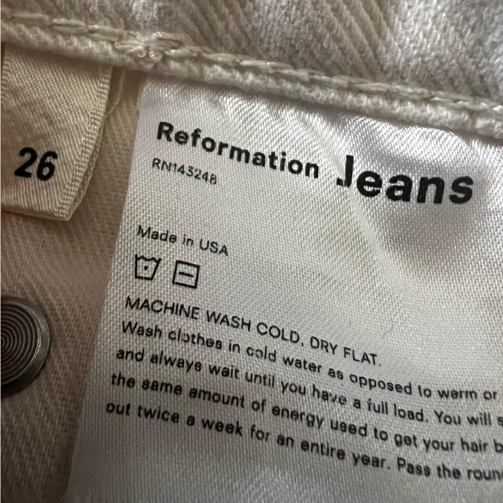 Reformation Fawcett jeans - Picture 9 of 10